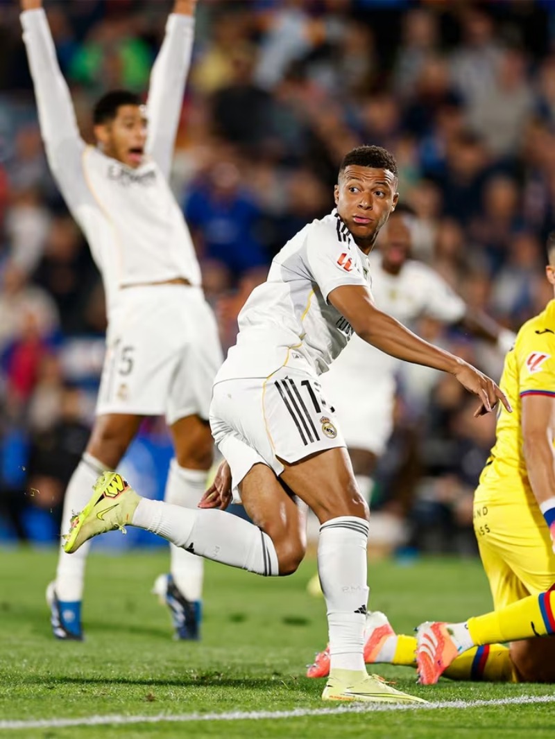 Mbappe hóa người hùng, Real Madrid đánh bại Getafe tại La Liga