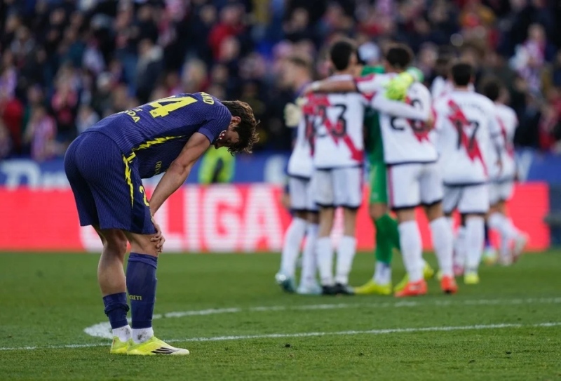 Atletico Madrid và thất bại cay đắng trước Rayo Vallecano